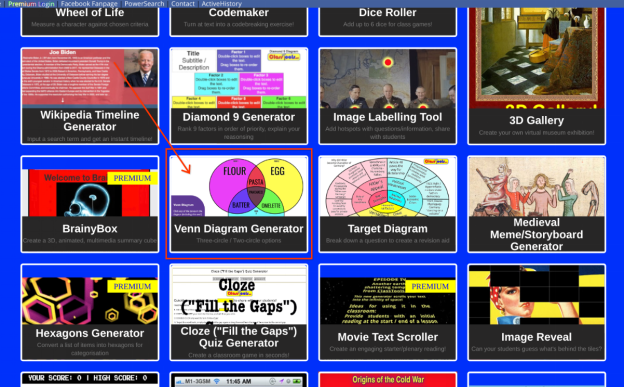 ClassTools’s website