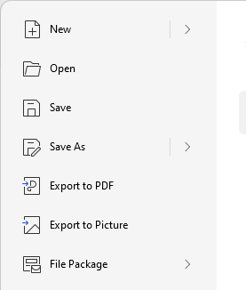 save presentation and export