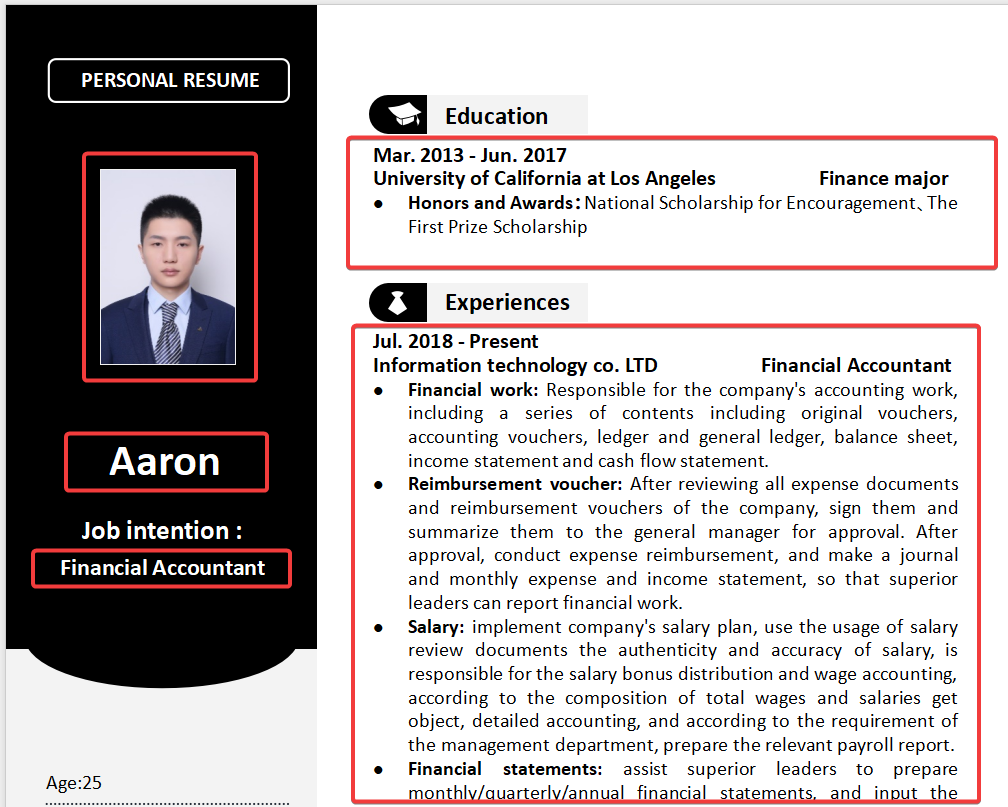 Fill your information