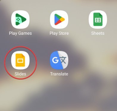 “Open Google Slides on your phone”
