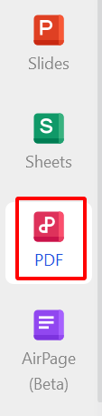 Open PDF editor.