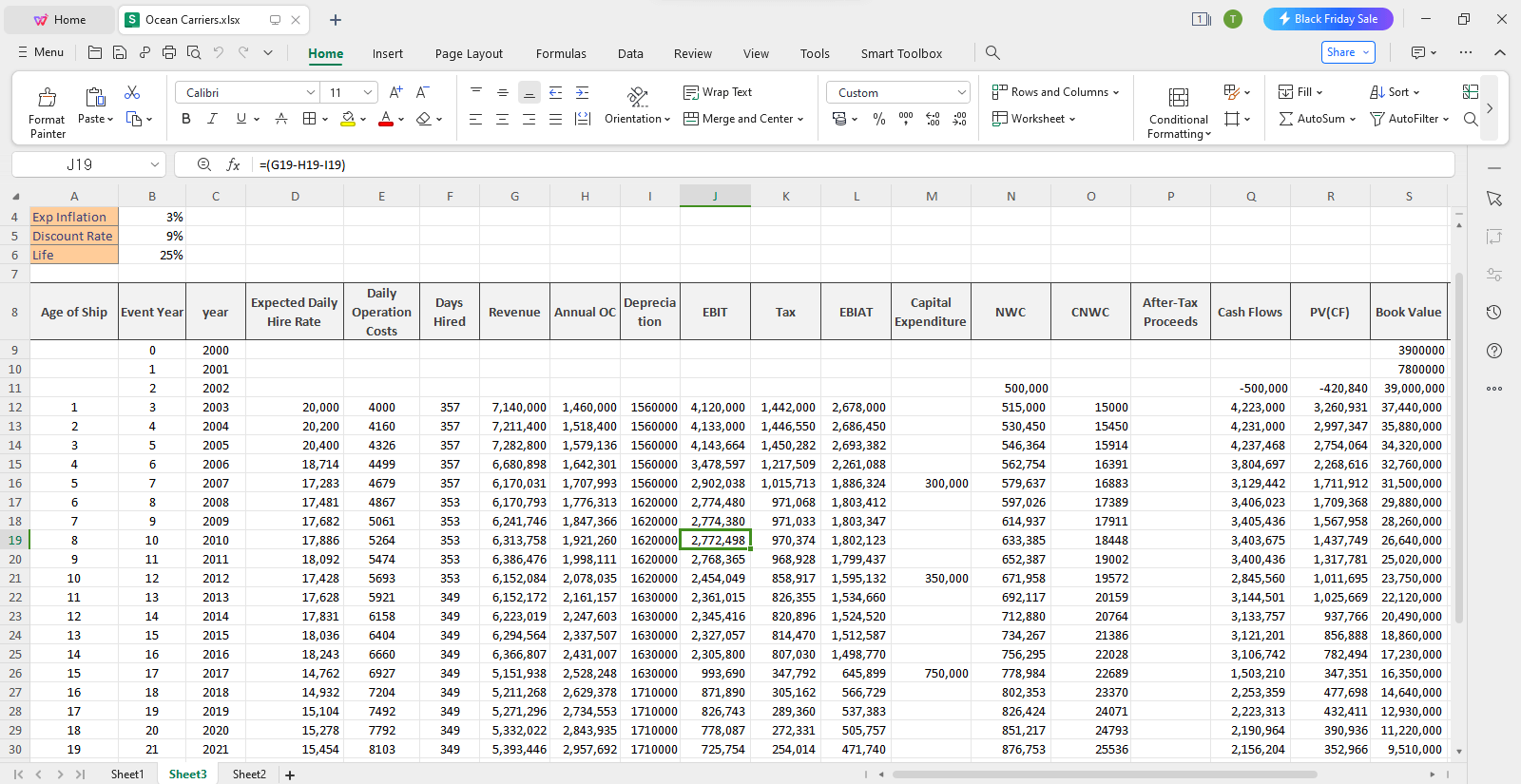 WPS Office spreadsheet