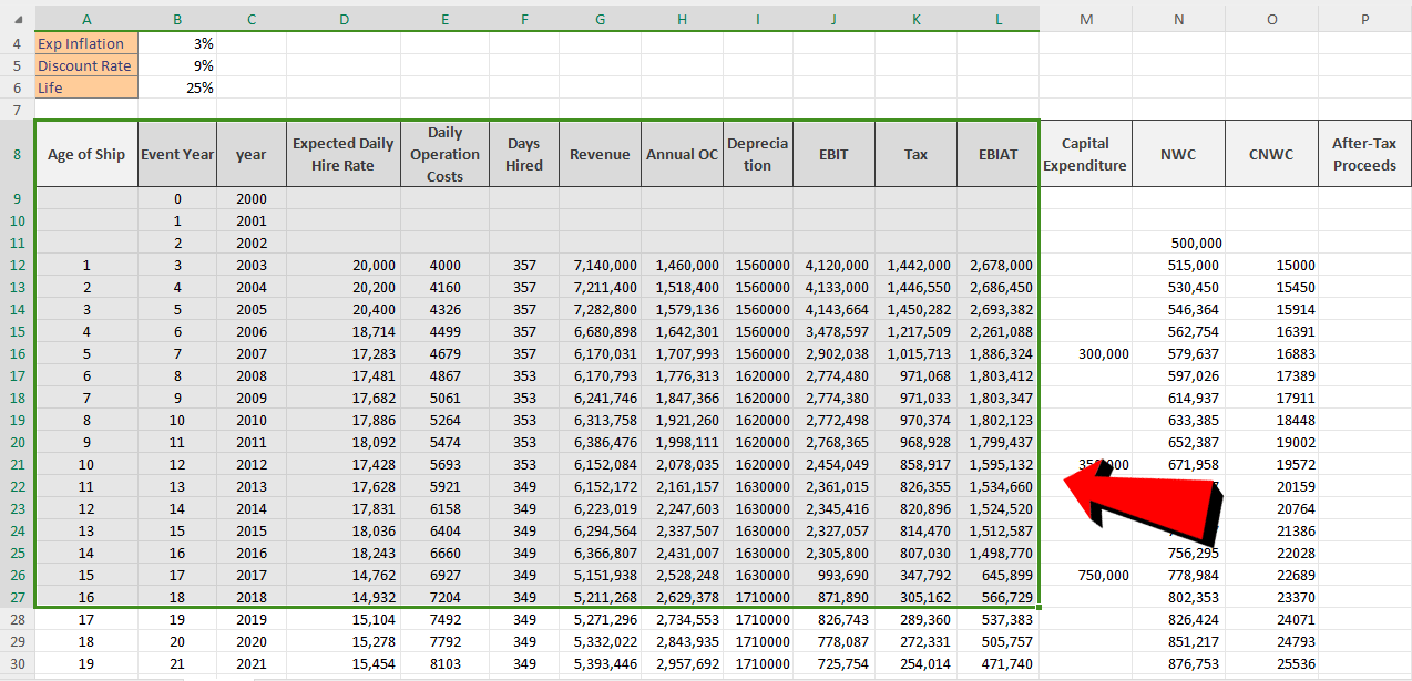 WPS Office select cell range