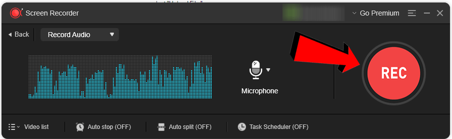 WPS Presentation record button