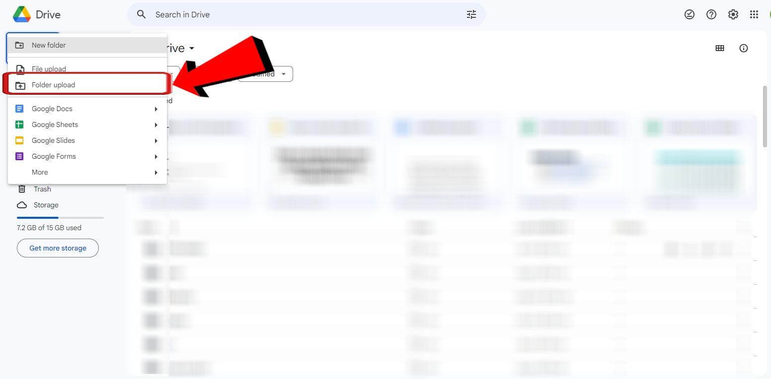 Google Drive upload file