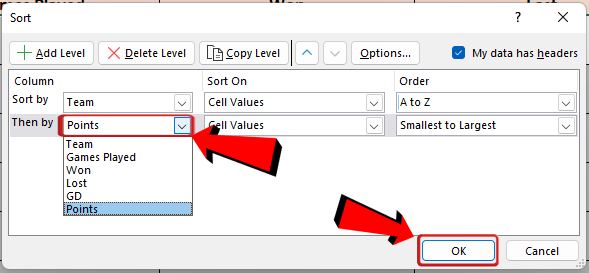 Excel Spreadsheet select multiple column
