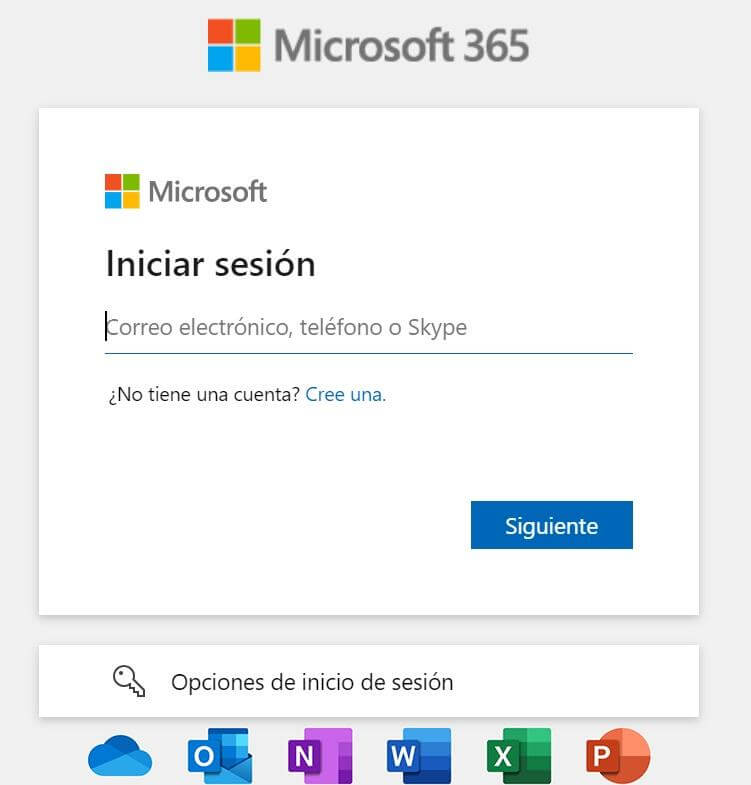 Inicie sesión en su cuenta Microsoft