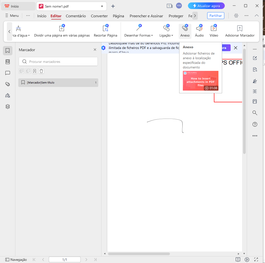 Adicionar Anexo ao PDF