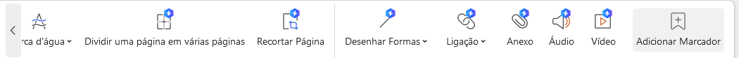 Editor de PDF do WPS Adicionar Marcador