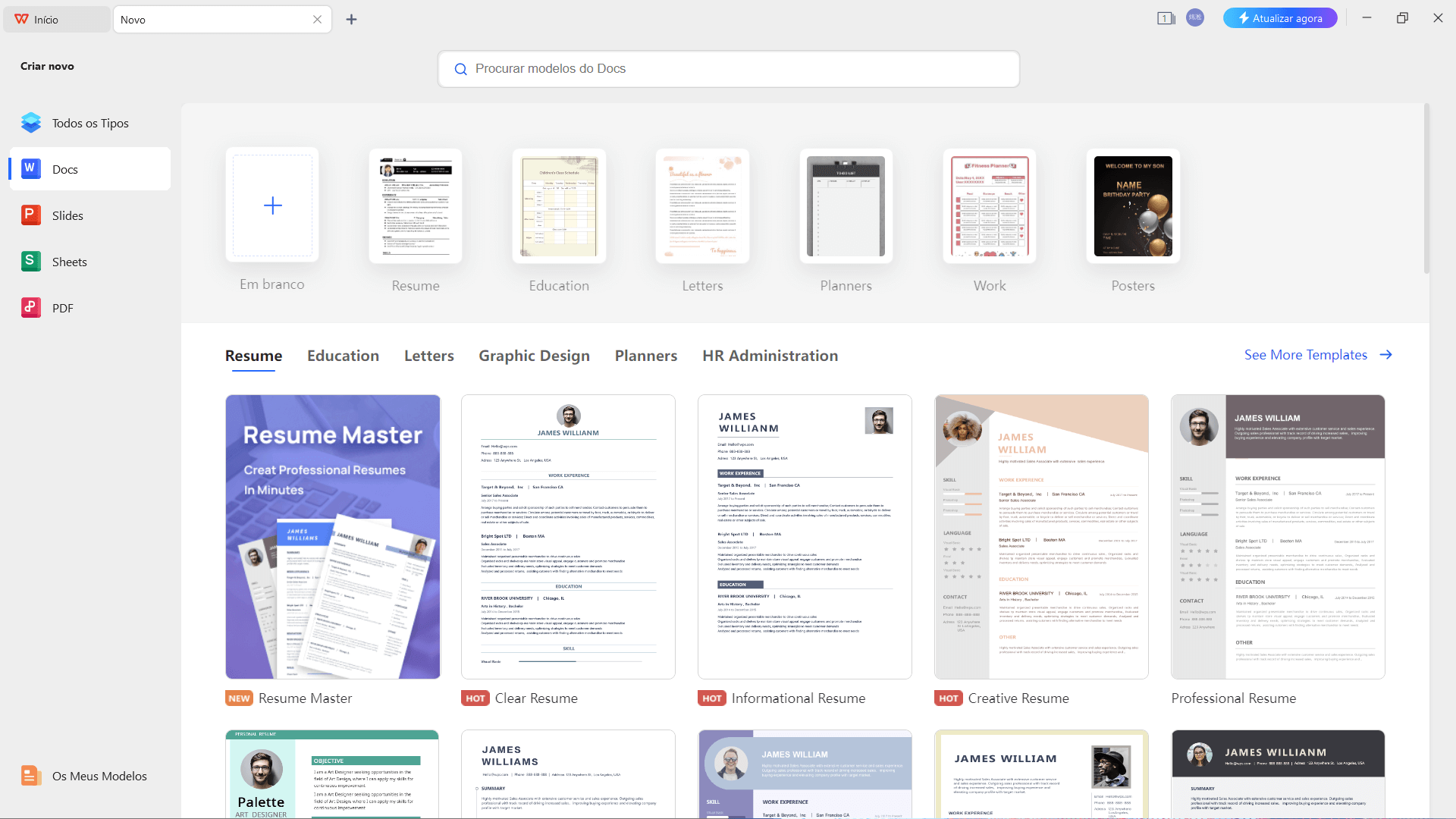 Editor de PDF do WPS