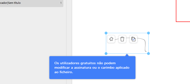 Coloque a assinatura no PDF