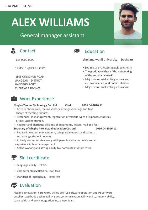 Plantilla de CV para descargar gratis