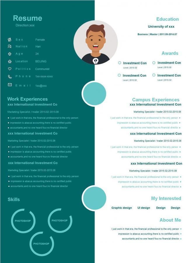 Plantilla de CV para descargar gratis