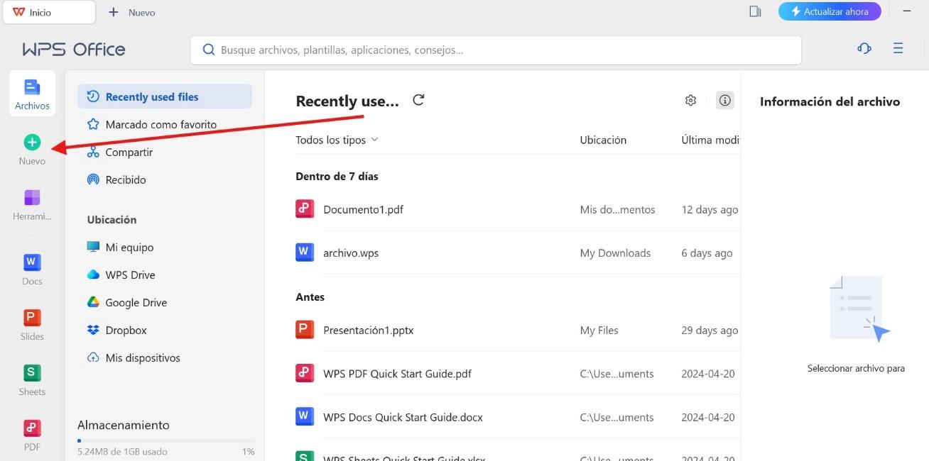 Nueva plantilla de CV