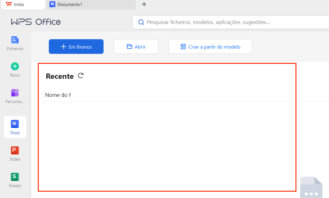 Abrir documento do Word