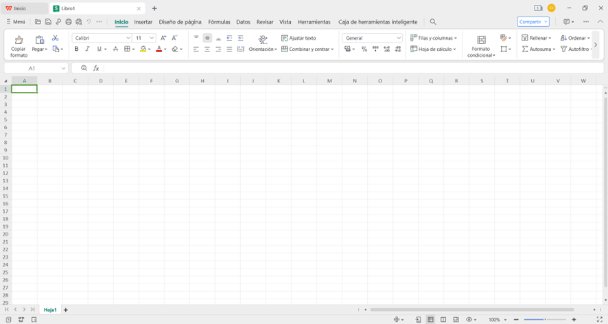 Versión de Excel de WPS Office