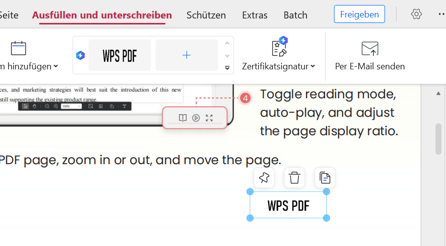 Verschieben Sie das Feld an die gewünschte Position