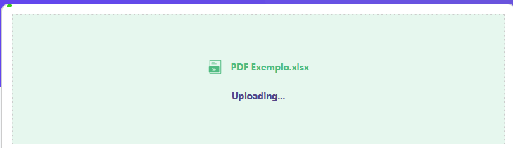 conversão em andamento
