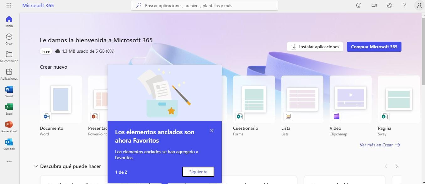 Microsoft 365 en Línea