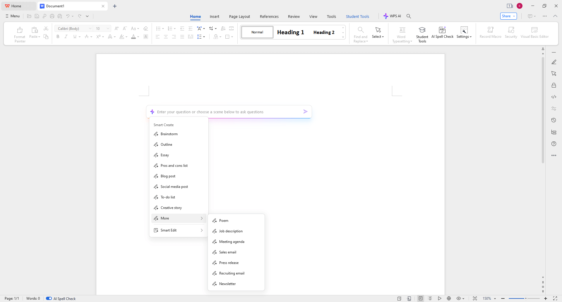 Elige el tipo de contenido que necesitas