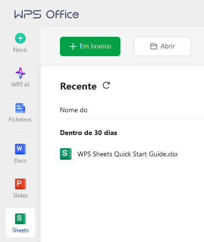 WPS Sheets