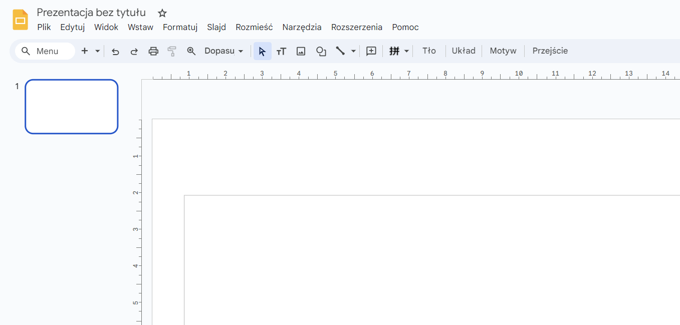 Plik prezentacji w Google Slides