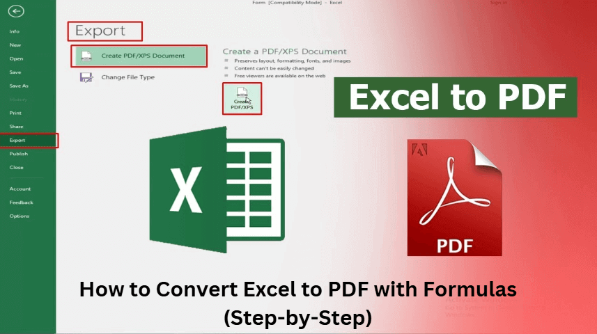 Convertir un Archivo Excel a PDF con Fórmulas