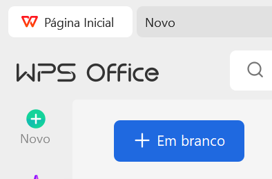 criando documento no WPS