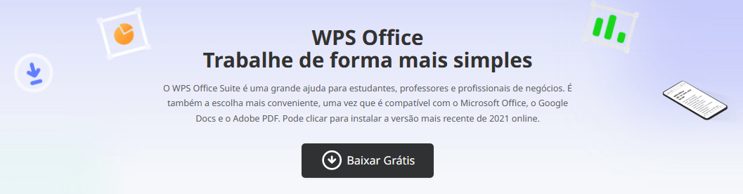 página de download do WPS Office