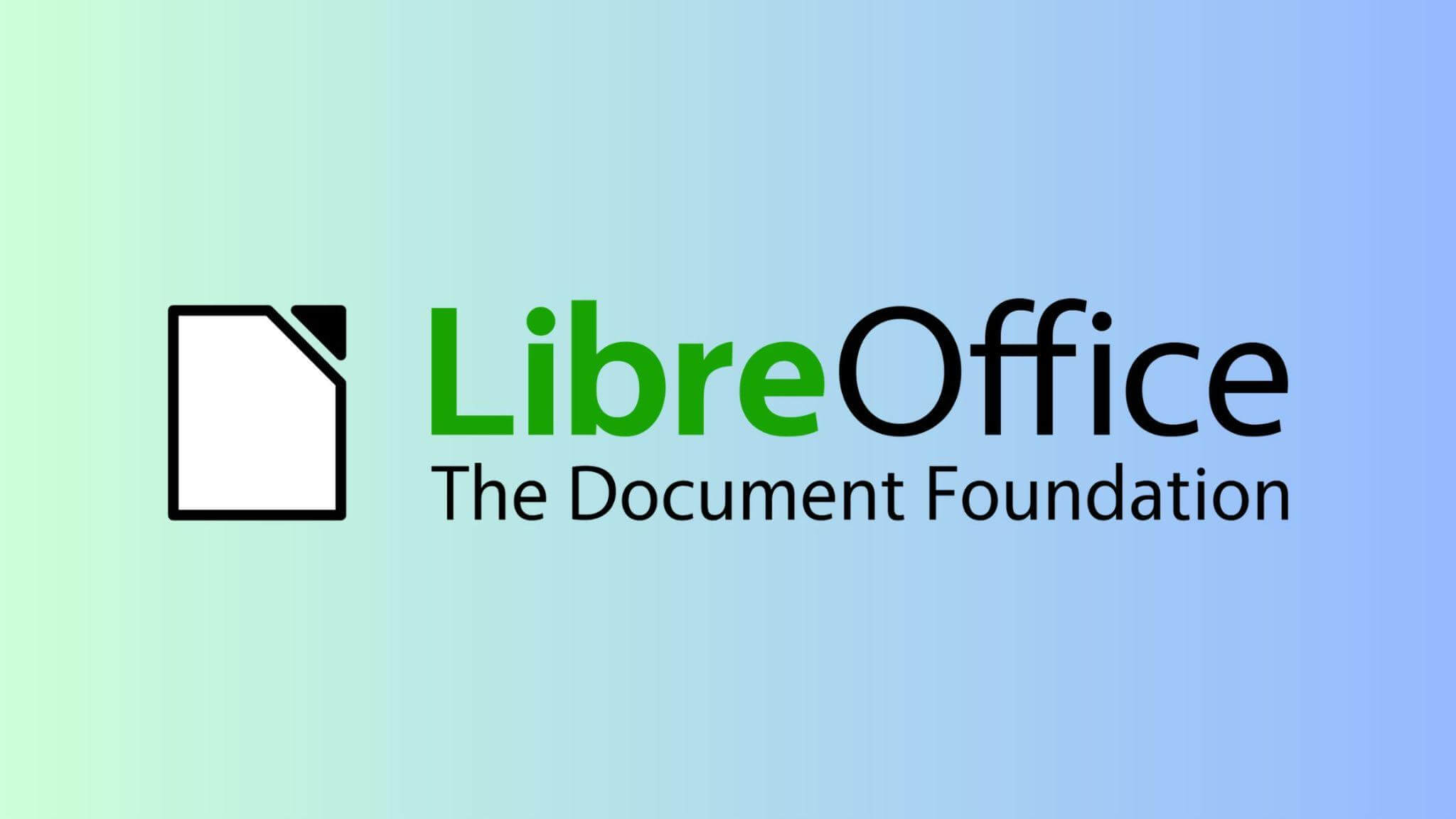 Tampilan Logo LibreOffice