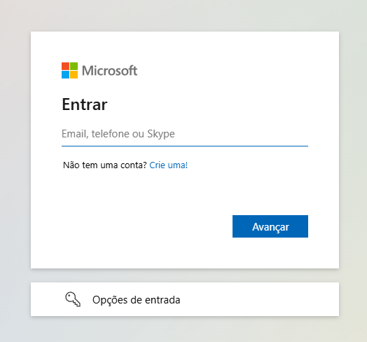 Login na Microsoft