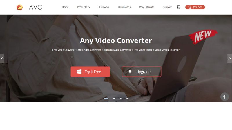 Any Video Converter Homepage
