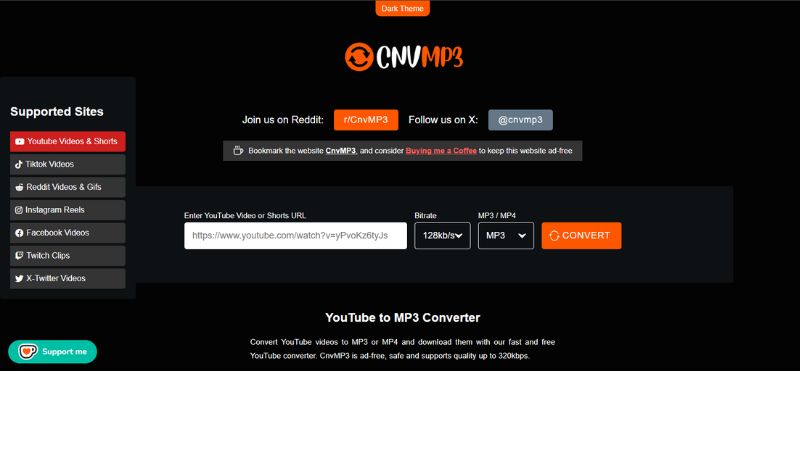 CNVMP3 Homepage