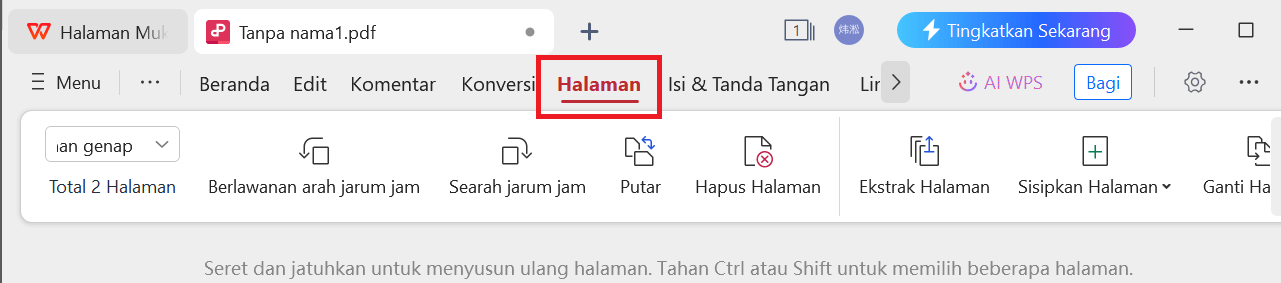 Halaman diatur ulang dalam dokumen PDF