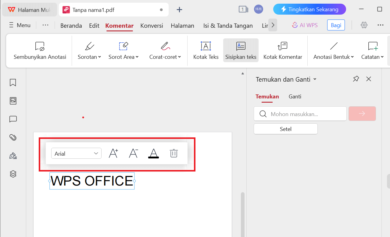 Sesuaikan Font Komentar