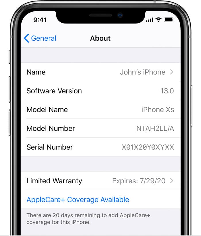 Add AppleCare if needed on Apple’s official site