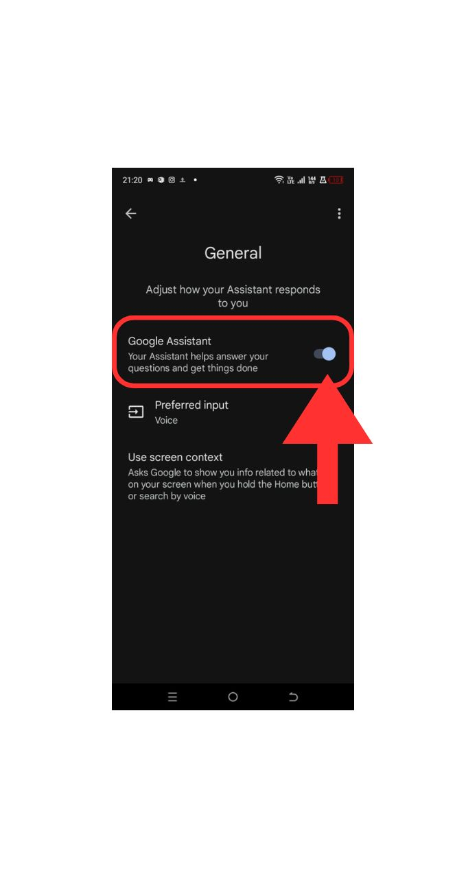 Disable Google Assistant Entirely