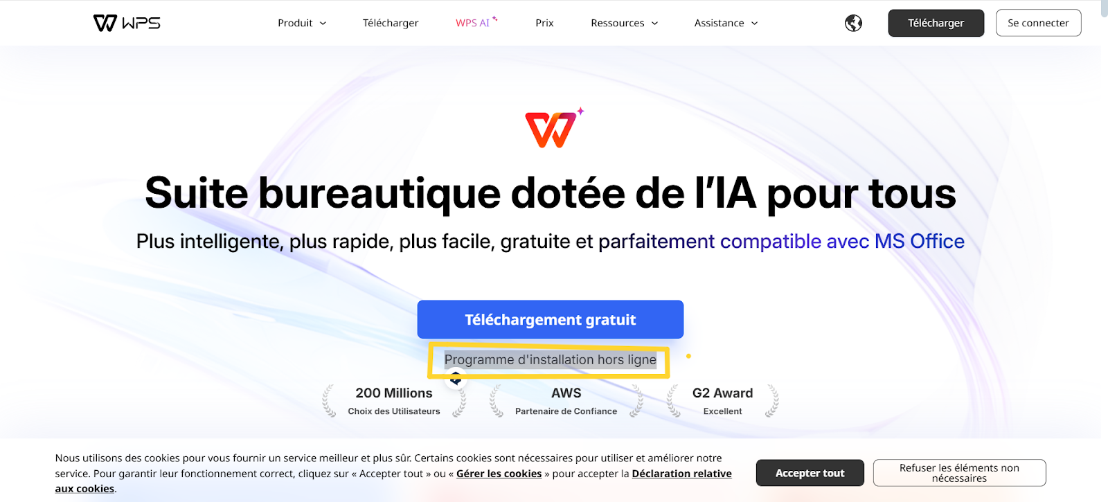 programme installation wps hors ligne