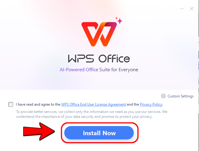 WPS Office Install Now