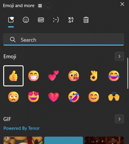 Emoji panel open in WPS Writer document