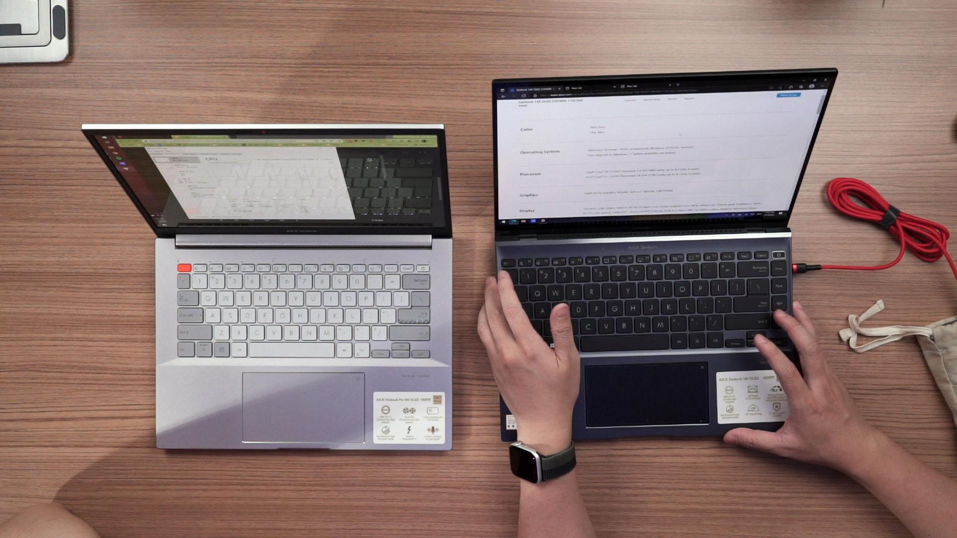 Asus Zenbook vs Vivobook pro