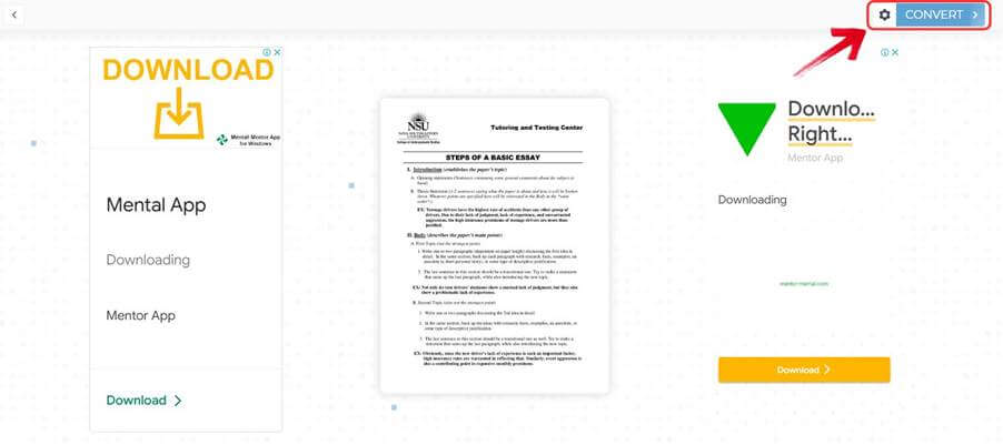 تحويل PDF إلى .TEX باستخدام Vertopal