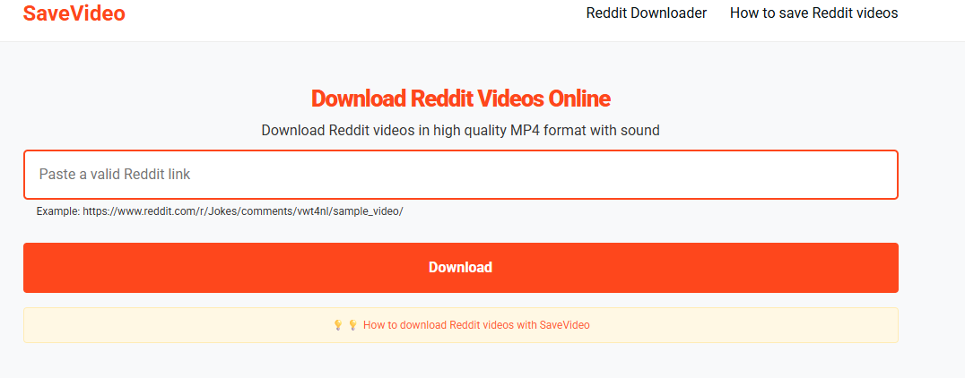Go to SaveVideo site