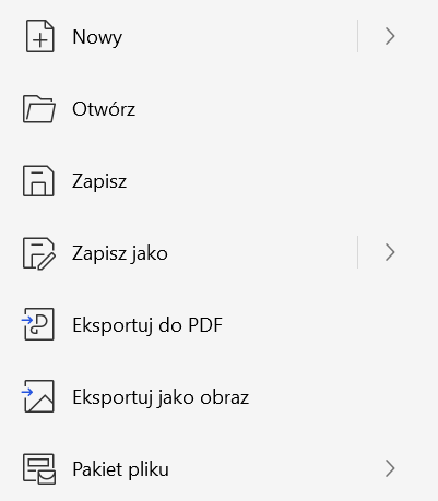 Zapisz prezentację i wyeksportuj