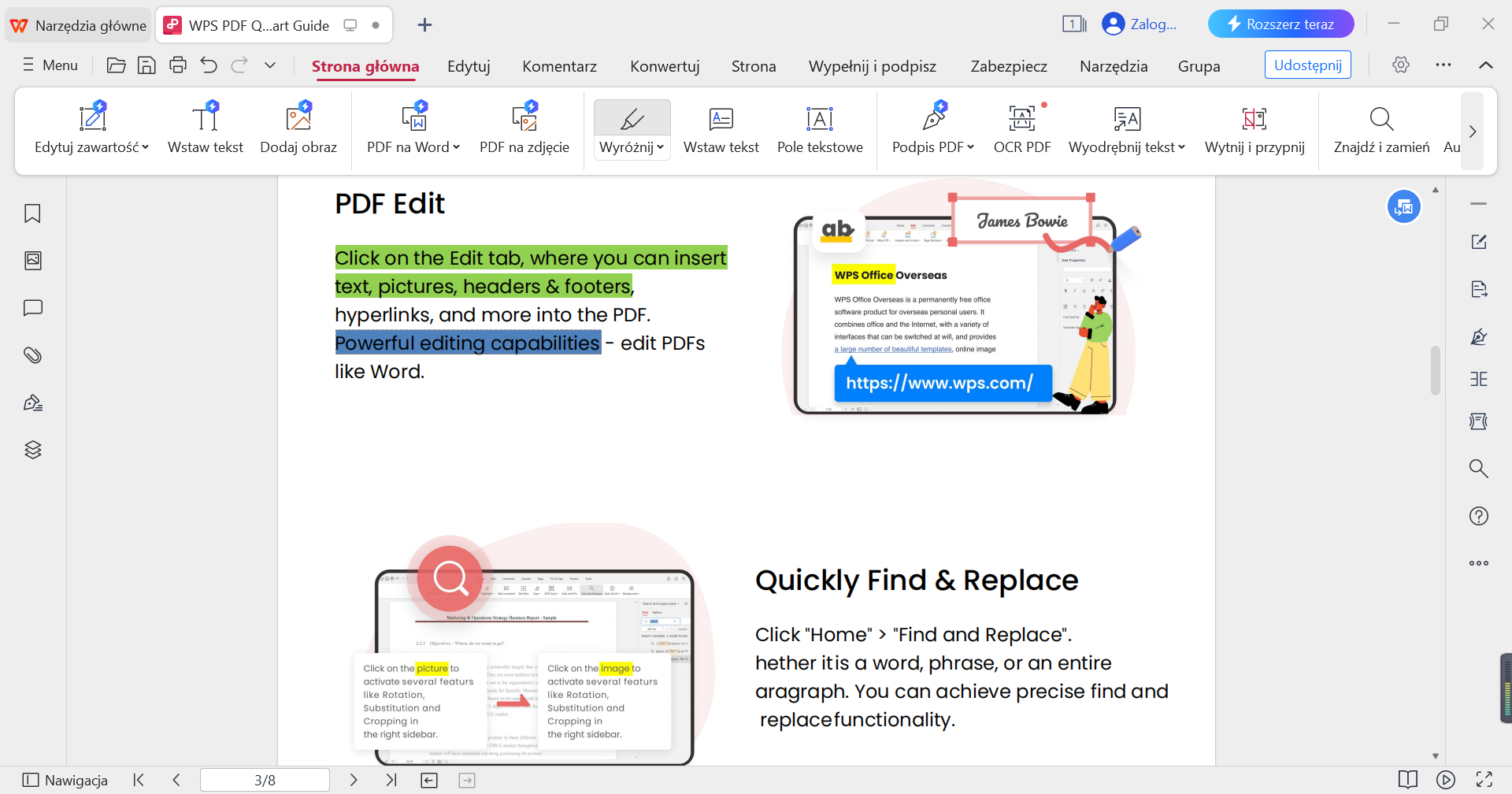 WPS PDF Highlight shortcut in WPS PDF