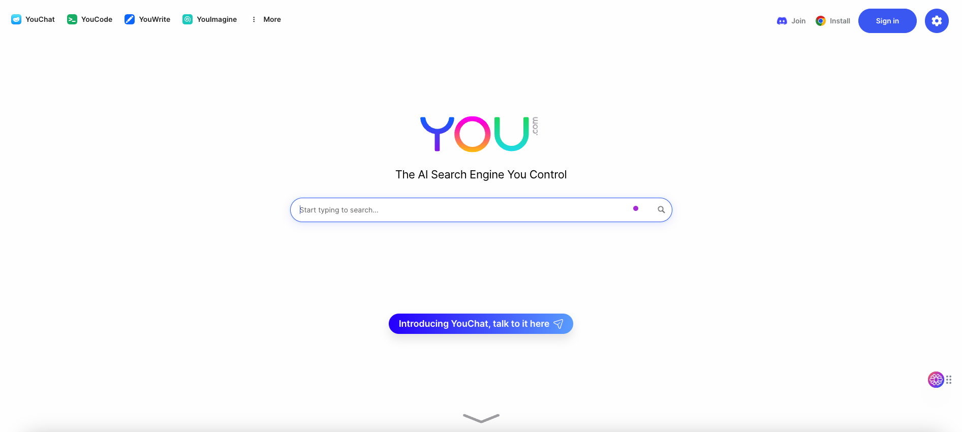 Youchat Interface
