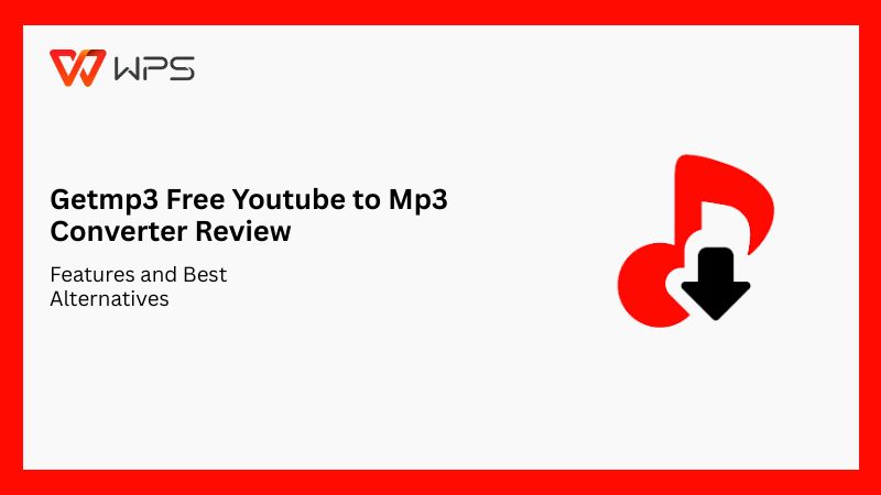 Recenzija GetMP3 besplatnog YouTube u MP3 konvertera: Funkcije i najbolje alternative