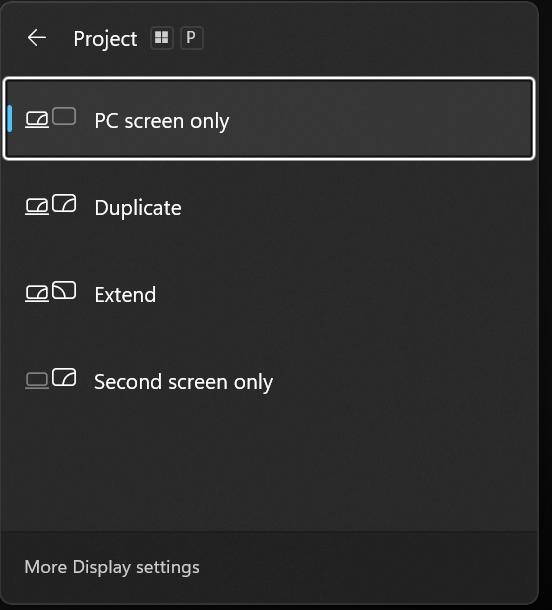 Display Modes