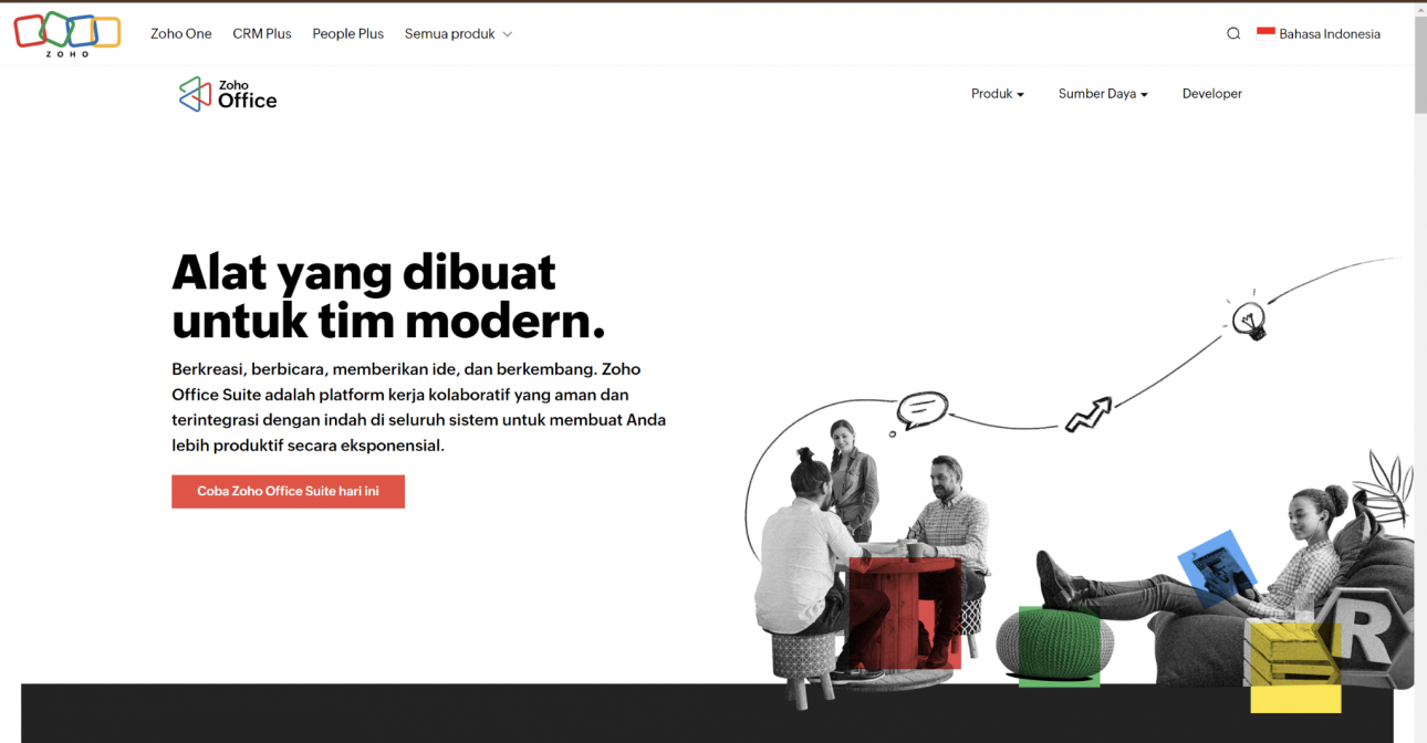 Beranda Zoho OfficeSuite