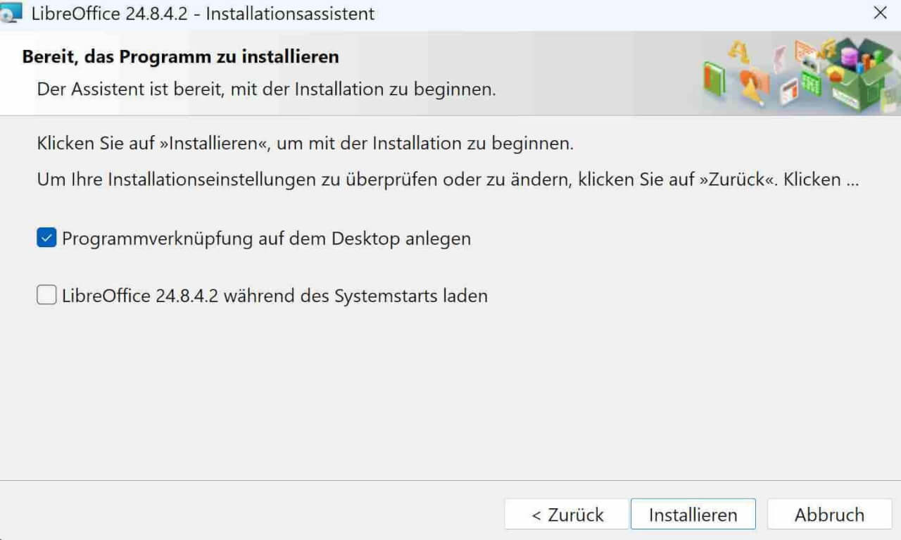 Programm installieren